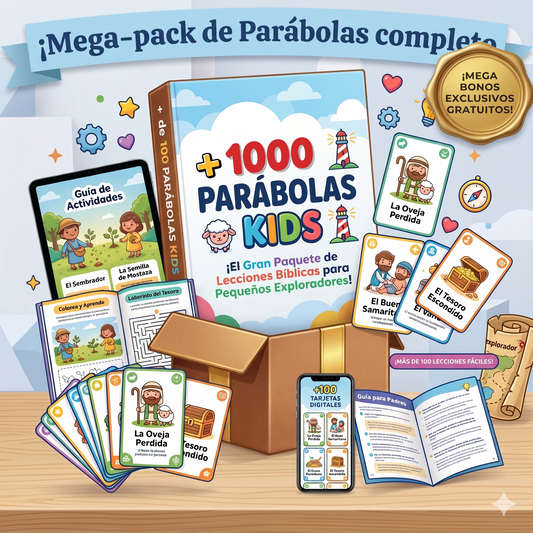 + 1000 Parabolas para niños + 4 Bonos de regalo